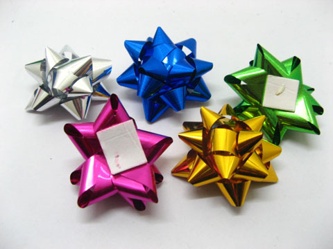 100 Flower Metallic Festooning Supplies Party Ornament jew-r31 - Click Image to Close